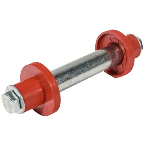 WERKA PRO Kit axe de Roue avec écrous -flasques ø20mm, Gris