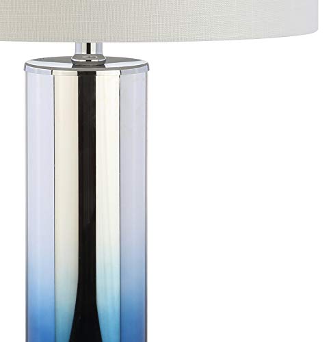 Lámpara de mesa de cristal azul de 27 pulgadas miniatura 5