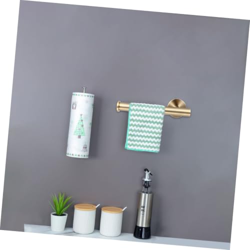 Toallero gancho dorado de diseño premium en acero inoxidable elegante para baños exclusivos 5