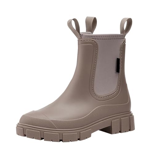 Botas De Lluvia Comodas Botines Jardín Trabajo Wellington Boots Lluvia Zapatos De Jardin Moda Flexible Y Antideslizante Negro Azul 36-43