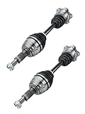 TAUTOY 15185911 Pair (2) Front CV Axle Shaft Assembly For Chevrolet Avalanche Tahoe Silverado Suburban 1500,For GMC Yukon XL Sierra 1500,For Cadillac Escalade, 2007-2020, Driver and Passenger side