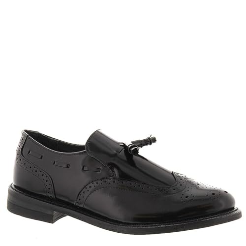 Men's Wingtip Slip-On, 12 4E US, Black