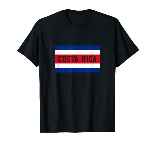 Costa Rica bandeira lembrança homens mulheres viagem férias costa rica t-shirt