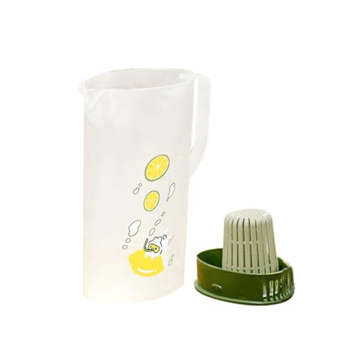 NOLITOY Jarra Grande para Agua y Bebidas con Capacidad Diseño Sencillo y Elegante Aromático Jugos y Fiestas Casa Uso Práctico Salón Dormitorio u Oficina