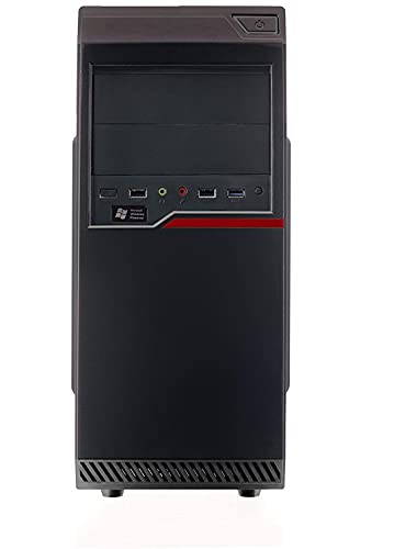 Image of Riotoro CR100BE Mid Tower ATX Form Factor Gaming Case, Black, Steel Case, Two x USB 1.0 Ports, One x Headphone Port, One x Microphone Port, Ample Drive Bay Expansion, Fan Mounting, Two Year Warranty