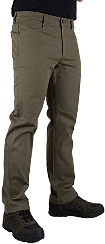 LAPG Men's Terrain Flex Straight Fit Pant, Tactical Stretch Pants for Men, Durable 9 Pocket Covert Casual EDC Pant