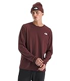 The North Face Men's Evolution Simple Dome Long-Sleeve Tee | Cotton Shirt with The Classic Logo