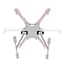 QWinOut F550 Airframe RC Hexacopter Drone Kit DIY PNF Unassembly Combo Set with Kkmulticopter Flight Controller for Beginners (Only Airframe Kit)