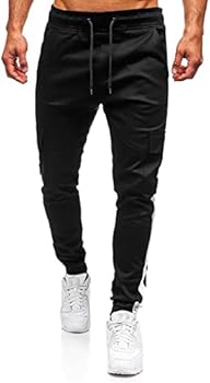 Cargobroek voor heren, meerdere zakken, vrije tijd, zwart, militair, bergbaggy, broek met meerdere zakken, grote maat, joggingbroek, activewear, lang, sweatpants, Blauw, XXL Cargobroek voor heren, meerdere zakken, vrije tijd, zwart, militair, bergbaggy, broek met meerdere zakken, grote maat, joggingbroek, activewear, lang, sweatpants, Blauw, XXL