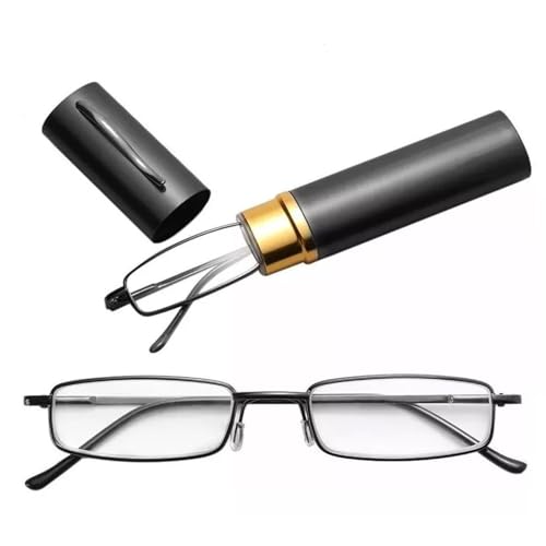 Armação de Óculos com Estojo Tipo Caneta – Modelo Unissex