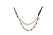 Pink Pearl & Chain Sweater Guard with Slim Clip