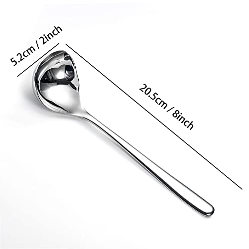 Imeea Small Ladle Sauce Ladle Sus304 Stainless Steel Small Serving Ladle 8-Inch, Set Of 4 #TOP2