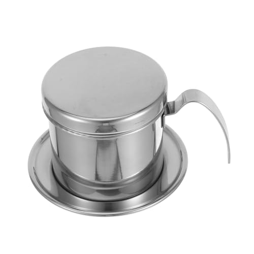 Cabilock Stainless Drip Maker Portable Outdoor Coffee Brewer Easy to Clean Stainless Steel for Home and Kitchen Use