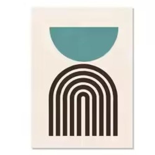 Décoration murale abstraite et affiche minimaliste sur toile géométrique 21x30cm - 3