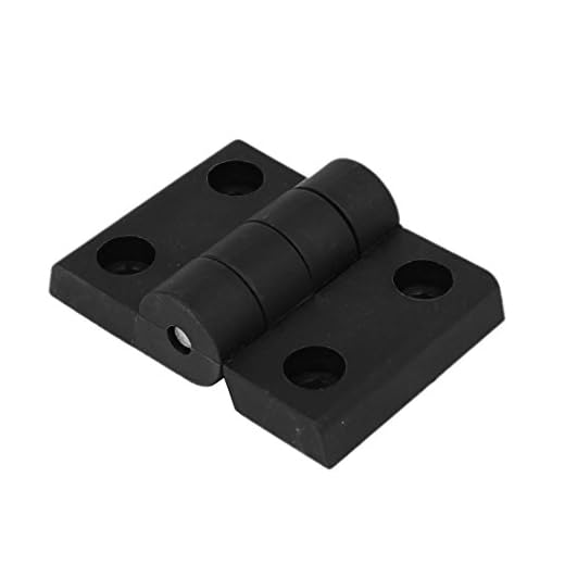 DyniLao Hemmakontor 70 mm x 50 mm x 20 mm 270 grader plast dörr rullande gångjärn svart