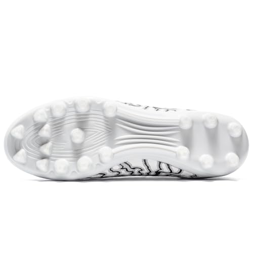 Kids Soccer Cleats Boys Girls Training Football Cleats Youth High-top Soccer Shoes for Little/Big Professional Athletic Outdoor Football Shoes4