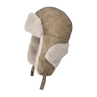 TAGVO Winter Trapper Mütze, Russische Fliegermütze für Herren und Damen, Ushanka Bombermütze mit Ohrklappen, Winddichte Fleecegefütterte Eskimo-Mütze für kaltes Wetter