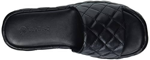 The Drop Women's Terrence Quilted Platform Slide Mule, Black, 8.5 #TOP4