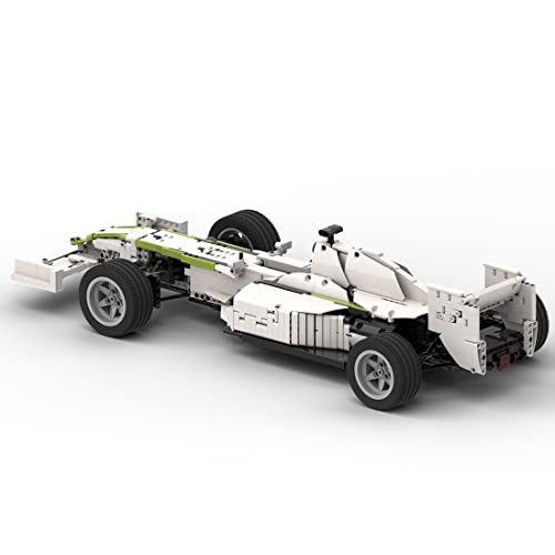 Morton3654Mam Technik Sportwagen Bausteine für GP BGP001 Formel 1 Rennwagen MOC-54584, 1/8 Auto Klemmbausteine Fahrzeug… – Bild 3
