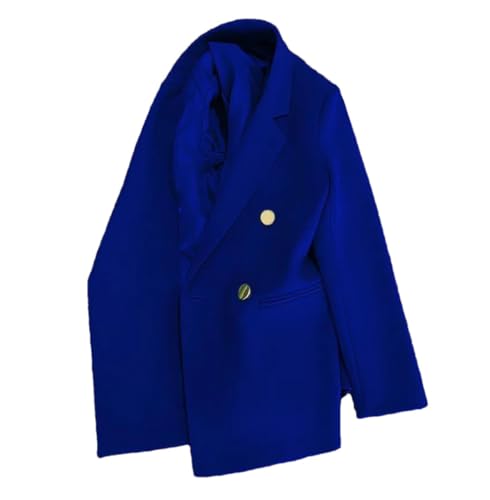 Petite veste d'été bleu marine chic pour terrasses et bureau