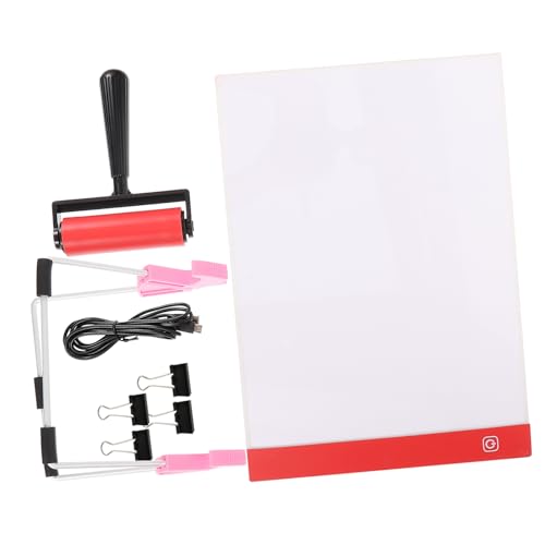 KONTONTY 1 Set Tool Household Tools Diamond Drawing Craft Tools Practical Diamond Drawing DIY Accessory Full Drill Painting Pads 5d Tools LED Accessories Home Tools Pink Pp