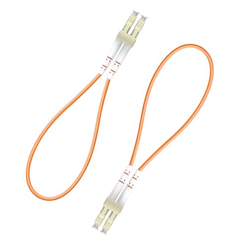 Image of 2pack LC Multimode OM2 Fiber Loopback Adapter with Pull Tab, for Fiber Optic Testing and Equipment Diagnostics 2pcs /Bag