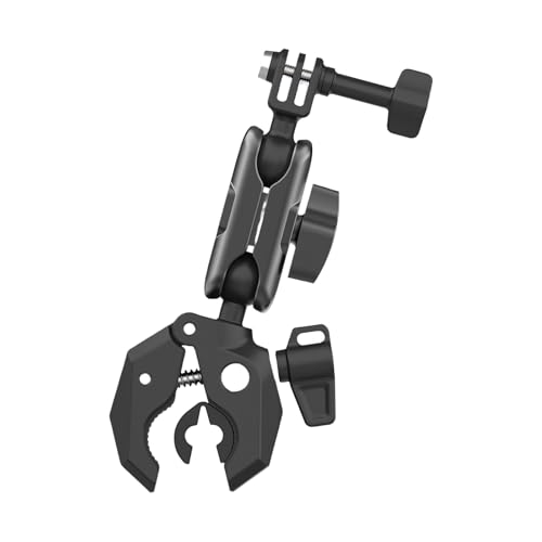 Support de guidon de vélo pour caméra d'action rotatif et étanche avec pince de verrouillage