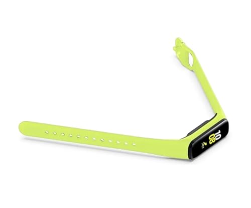 Pulseiras compatíveis com Samsung Galaxy Fit 2 para mulheres e homens Fit2 - R220 (Verde Limão)
