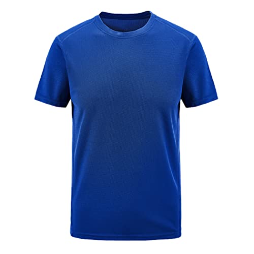 T-shirt d'été pour homme à séchage rapide respirant grande taille 4XL