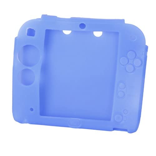 TALENTEC Funda Protectora genérica de Silicona para Consola de Juegos portátil N. 2DS. Color Azul