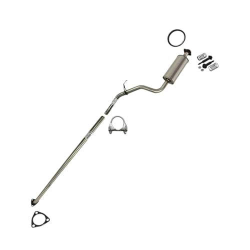 Exhaust Intermediate Resonator Pipe for 2012-2015 Honda Civic 1.8L | Stainless Steel | Northeastern Exhaust | Free Gaskets, Clamp and Bolts & Nuts Included | Direct Fit