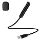 HOTUT USB Mikrofon, Mikrofon PC Klein Omnidirektionaler mit 360° Verstellbar Schwanenhals für PC Laptop, für Gesang, Voice-Chat, Webcast, Online-Unterricht, Webkonferenzen
