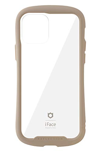 iFace Reflection iPhone 12/12 Pro ケース iPhone2020 6.1インチ クリア 強化ガラス [ベージュ]