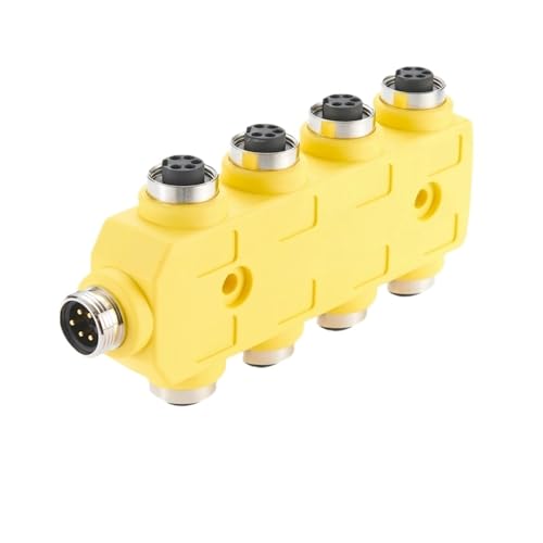 Boîte de jonction mâle-femelle 5 pôles 8 ports format A MPIS montage latéral alimentation