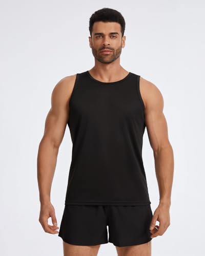 Celfaeree 5er Pack Tank Top Herren Schnelltrocknendes Ärmelloses Shirt Unterhemd Fitness Bodybuiding Achselshirt… – Ansicht 2