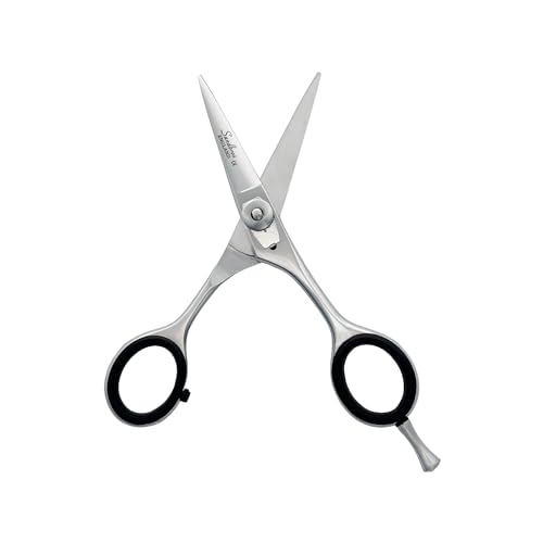 Hairdressing Scissors Professional – 4.5 Small Hair Dressing Scissors Sharp for Beard & Moustache for Barber Scissor, Premium Sharp Hair Cutting Scissor