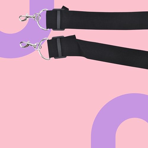 Image of Sweet Vibrations Handcuff Set for Bedroom - Black Set of 4 | No Mattress Lifting | Comfortable Sex Handcuffs BDSM Bondage for Couples | Hand Cuffs for Adults, Bed Restraints