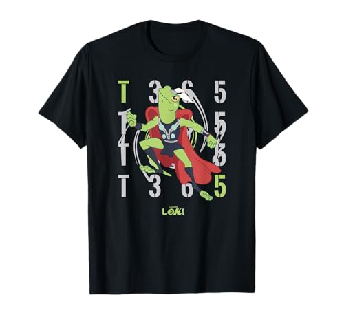 T-shirt Marvel Loki Frog Thor Variant vêtement de collection geek noir