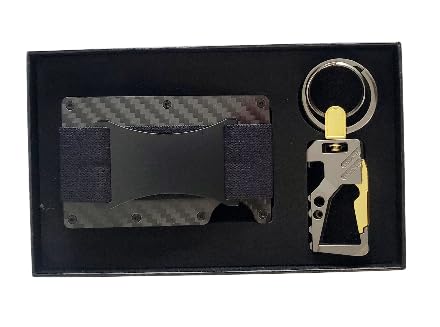 RFID Blocking, Wallet and Key Chain Holder Gift Set Comes in Gift Box4