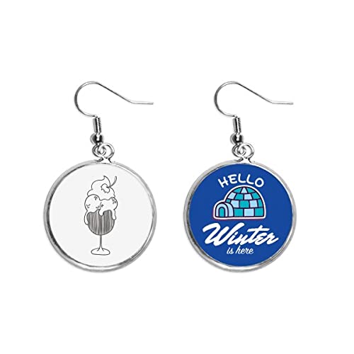 Pendientes de hielo para lucir en cenas de invierno 1
