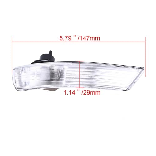 Espejo retrovisor lateral intermitente sin humedad para Focus Escape 4