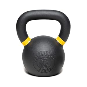 Kettlebell Kings Powder Coated Kettlebells Weight 35LB – Hand Weights Workout Gym Equipment and Strength Training Sets for Women and Men – Weights Set for Home Gym (5-90LB)