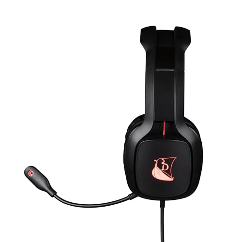 Casque gaming filaire pour PC Konix résolvant les problèmes de micro rigide