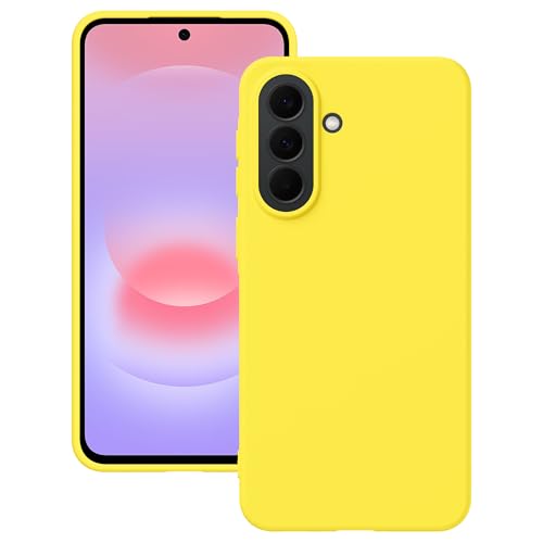 Coque silicone Samsung Galaxy A37 jaune toucher doux haute résistance