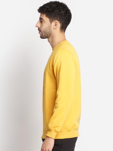 Image of Wildcraft Men Sweatshirt Mustard
