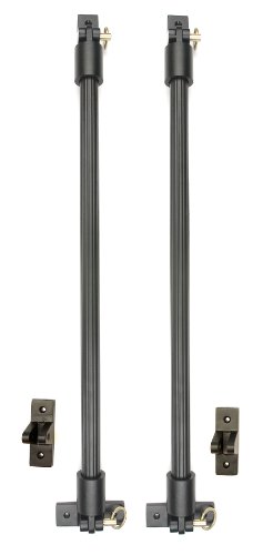 Lynn Cove Bahms1 Fixed Stay-24 Bahama Shutter Arms, Black #TOP22