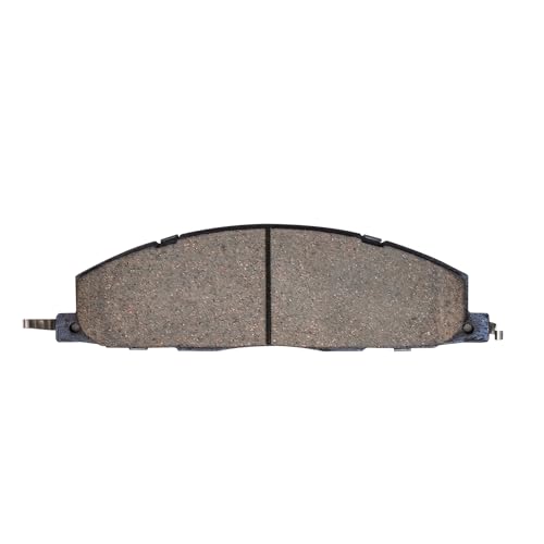 Image of Detroit Axle - Rear 2pc Brake Pads for 2009-2010 Dodge Ram 2500 3500, 2012 Ram 1500 2011-2018 2500 3500 Ceramic Brake Pads with Hardware Replacement