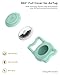 WhoseID IP68 Waterpoof Dog Airtag Holder, Stretchy Silicone Full Body Covered Apple Air Tag Holder for Dog Cat Collar Fit All Width Collar (Green, 1 Pack)