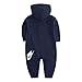 Nike Baby Hooded Coverall, Obsidian, 6 Months