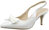 Riemenart: Slingback Paradox London Pink Damen Kaila Brautschuhe, Elfenbein (Ivory 275), 38 EU